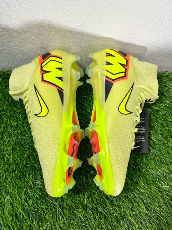 Nike Zoom Superfly 10 Elite FG Mens Size 6.5 FQ1454-302 Limelight Volt Crimson main image 7